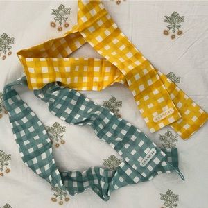 Set of 2 Silk Coach Scarves